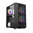 Antec NX200M RGB m-ATX, ITX Case, 3x RGB Fan. Large Mesh Front for excellent cooling, Side Window, Radiator 240mm. GPU 275mm
