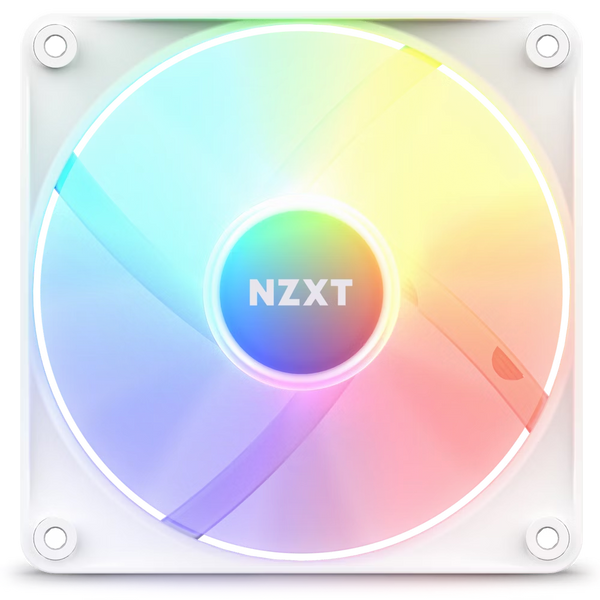 NZXT RF-C12SF-W1 F120RGB Core - 120mm Hub-mounted RGB Fan - Single Pack (White)