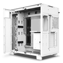 NZXT CM-H91FW-S1 H9 Flow (2023) Dual-Chamber Mid-Tower Case without Fans (SI) - All White