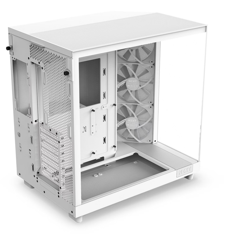NZXT CC-H61FW-S1 H6 Flow - Fan-less (All White) SI