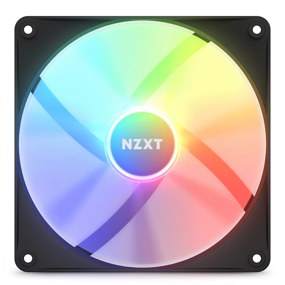 NZXT RF-C12SF-B1 F120RGB Core - 120mm Hub-mounted RGB Fan - Single Pack (Black)