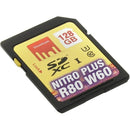Strontium SRP128GSDU1 128GB Nitro Plus UHS1 U3 SD Card
