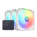 NZXT RF-C12TF-W1 F120RGB Core - 120mm Hub-mounted RGB Fan - Triple Pack (White) w/RGB Controller