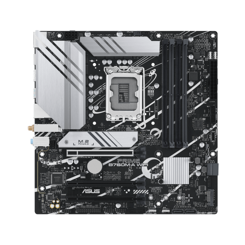 Asus PRIME B760M-A WIFI LGA1700 Micro-ATX DDR5 Motherboard