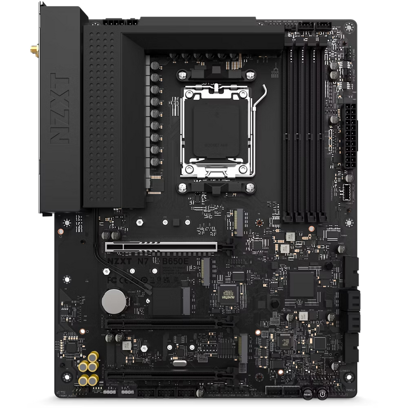 NZXT N7-B65XT-B1 N7 B650E MOBO AMD B650 CHIPSET WITH WI-FI black