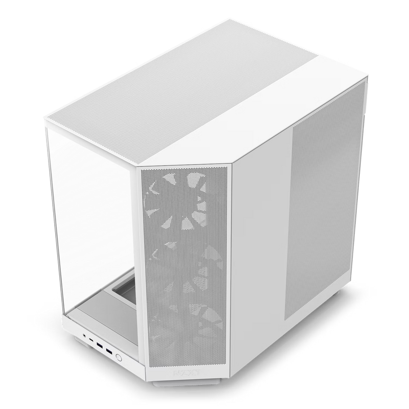 NZXT CC-H61FW-S1 H6 Flow - Fan-less (All White) SI
