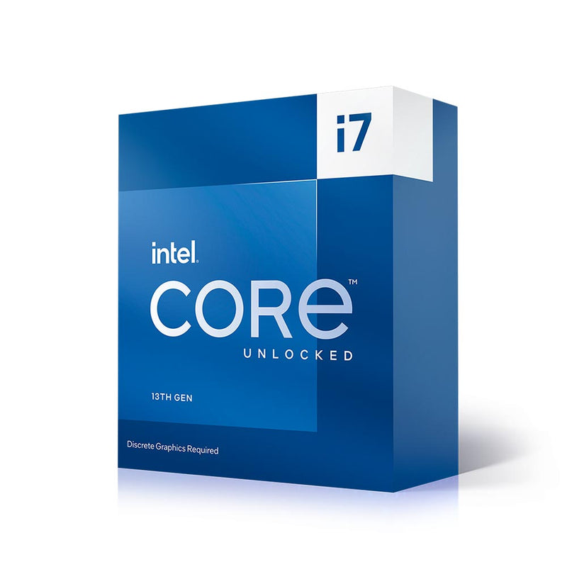 Intel BX8071513700KF 13th Gen Core i7 13700KF CPU. 16 cores 24 threads, 30M Cache, up to 5.40 GHz.