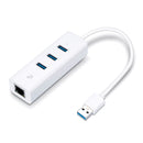 TP-LINK UE330 interface hub USB 3.0 (3.1 Gen 1) Type-A 1000 Mbit/s White
