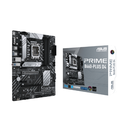 ASUS PRIME B660-PLUS D4 ATX Motherboard