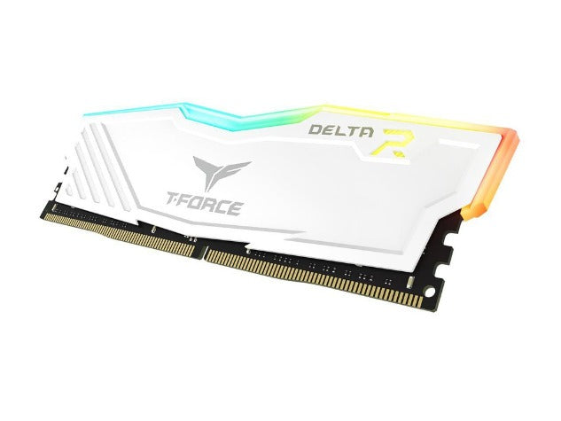 Team T-Force Delta RGB 32GB (2x16GB) 3600MHz CL18 DDR4 Desktop Ram - White