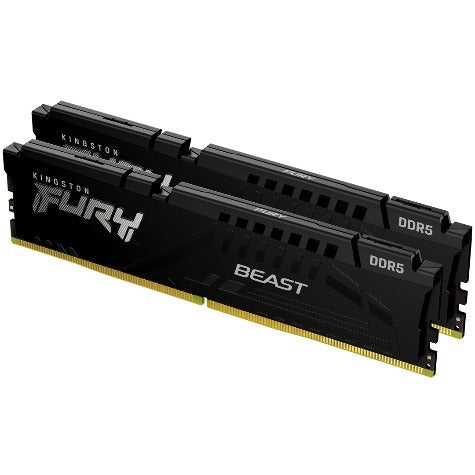 Kingston FURY Beast 32GB (2x16GB) 5200MHz DDR5 CL40 Desktop Gaming Memory RAM