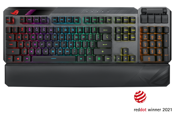 ASUS ROG CLAYMORE II/RD Wireless modular TKL 80%/100% gaming mechanical keyboard Optical RED