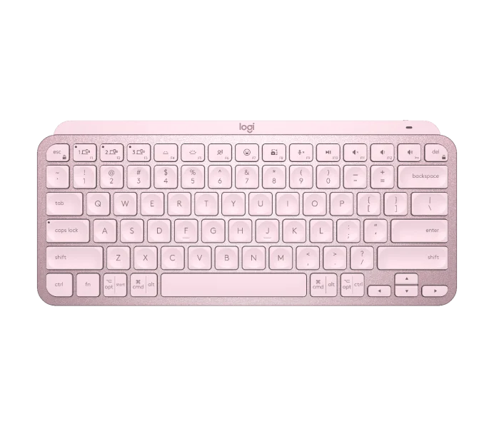 Logitech MX Keys Mini Wireless Illuminated Keyboard - Rose