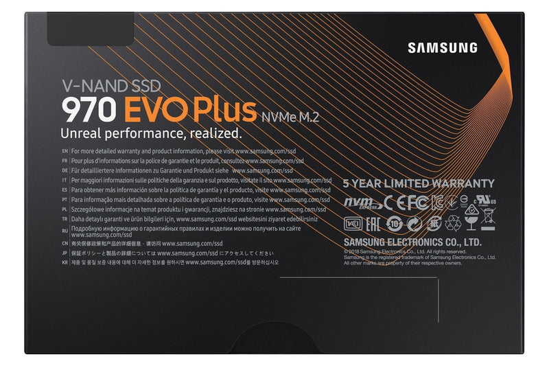 Samsung 970 Evo PLUS 250GB SSD M.2 PCIe SSD Internal Solid State Drive PN MZ-V7S250BW