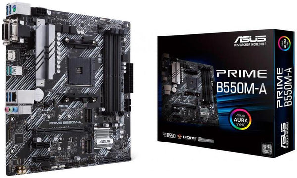 Asus Prime B550M-A mATX Motherboard Socket AM4 AMD B550 Prime B550M-A