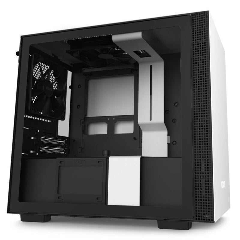 NZXT H210 Mini-Tower Black,White Case