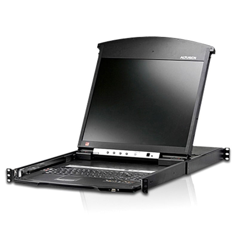 Aten 8 Port Rackmount USB-PS/2 Cat5 19" LCD KVM Over IP Switch with Daisy Chain