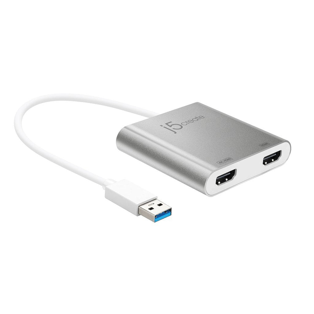j5 create JUA365 USB 3.0 to Dual HDMI Multi-Monitor Adapter