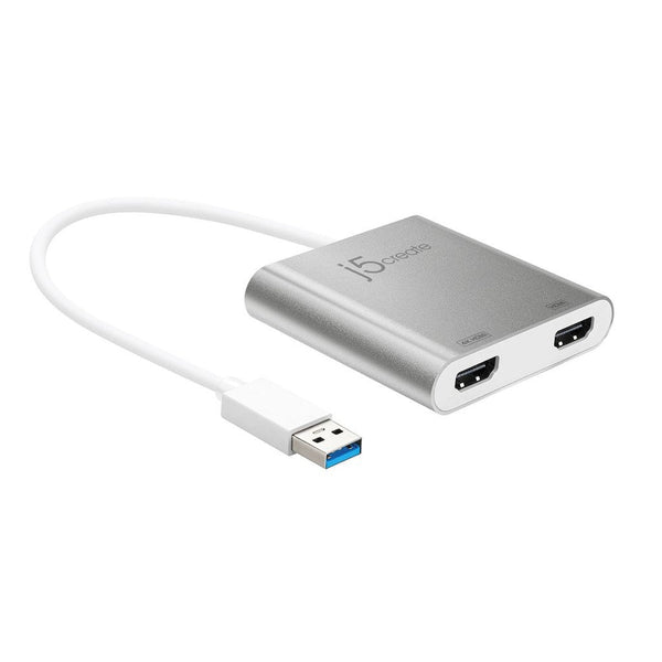 j5 create JUA365 USB 3.0 to Dual HDMI Multi-Monitor Adapter