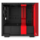 NZXT H210 Mini-Tower Black,Red Case