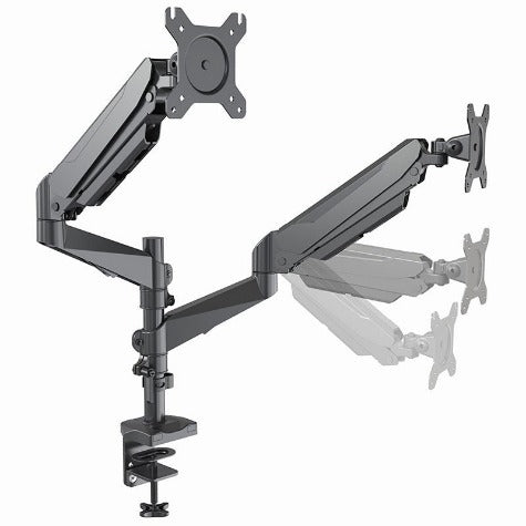 Vision Mounts (VM-GM324XE) Dual LCD Monitor Adjustable Arm Desk Mount for 15"-34"