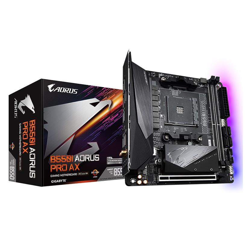 Gigabyte B550 I AORUS PRO AX ITX Motherboard Socket AM4 AMD B550 I AORUS PRO AX