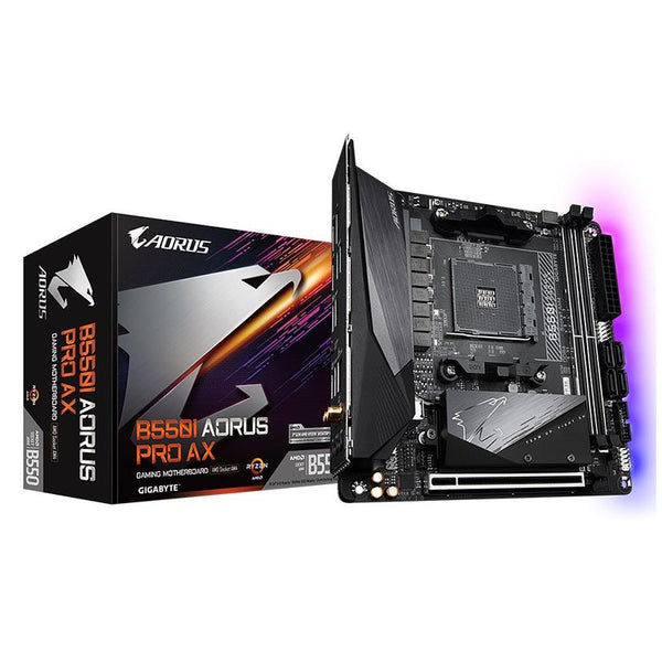 Gigabyte B550 I AORUS PRO AX ITX Motherboard Socket AM4 AMD B550 I AORUS PRO AX