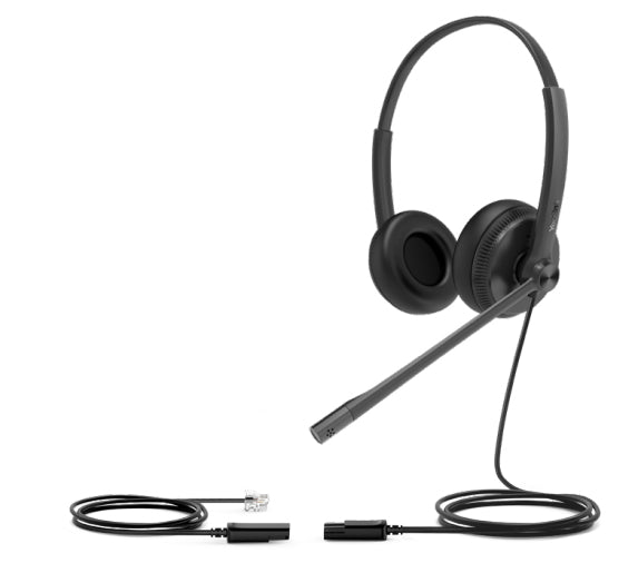 Yealink YHS34 Lite Headset Wired Head-band Calls/Music Black