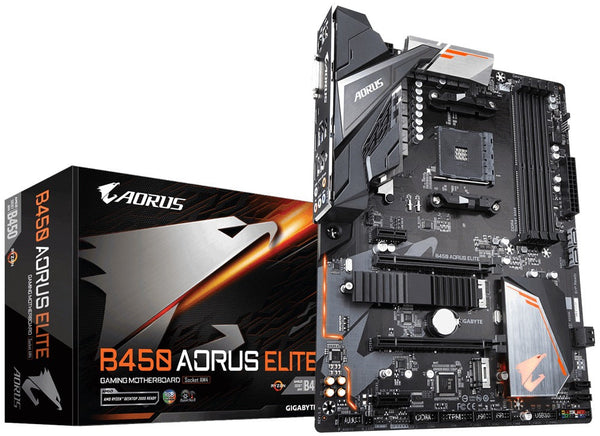 Gigabyte B450 AORUS ELITE motherboard Socket AM4 AMD B450 ATX B450 AORUS ELITE