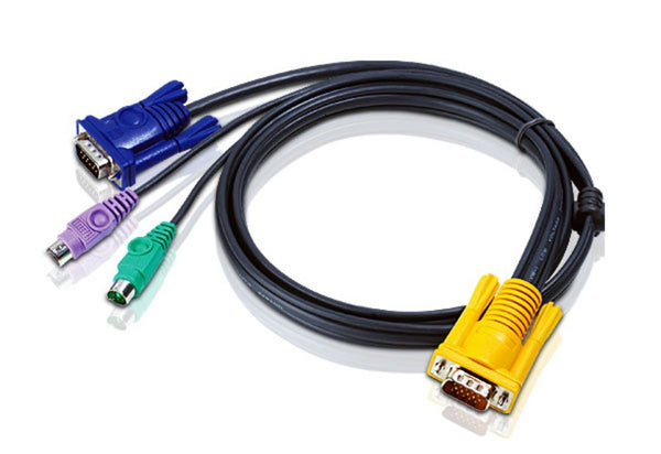 Aten 2L5206P KVM cable 6 m Black