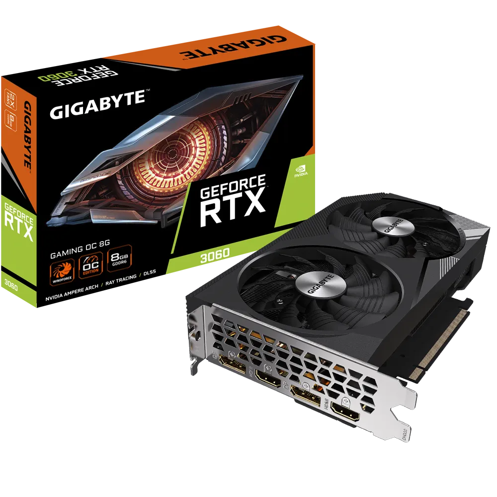 Gigabyte GeForce RTX 3060 OC NVIDIA 8 GB GDDR6