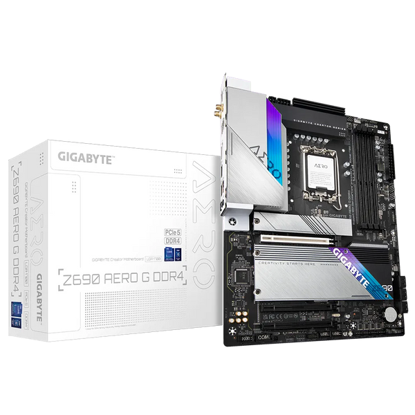 Gigabyte Intel Z690 Creator MB w unique VisionLINK IO design,WIFI6 802.11ax and Intel 2.5GbE LAN,PCIe 5.0 x16 slot, 4 x NVMe PCIe 4.0 x4 M.2 C