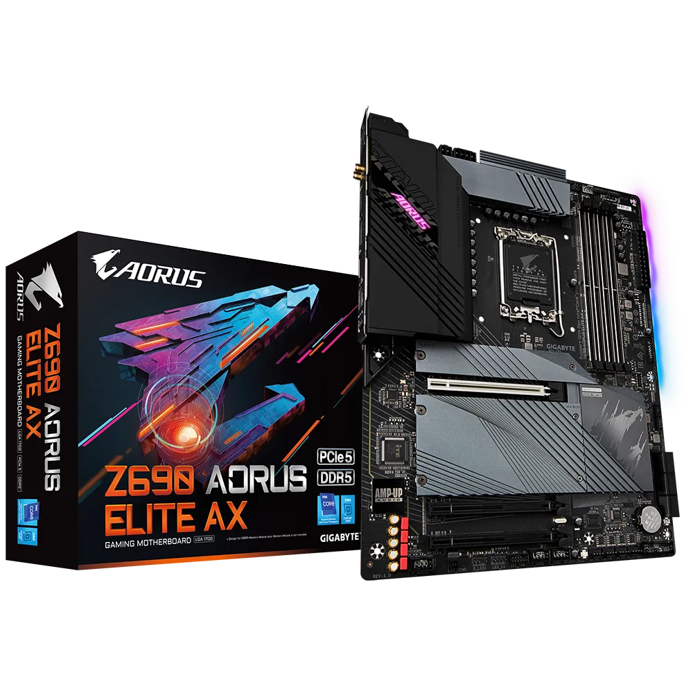 Gigabyte Z690 AORUS ELITE AX Intel Z690 LGA 1700 ATX