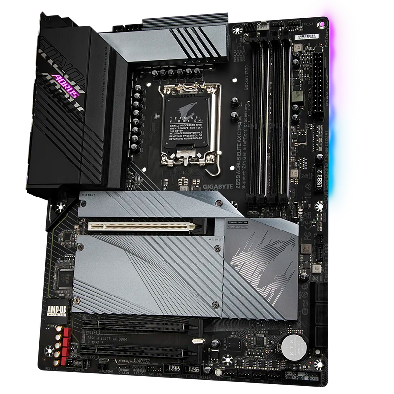 Gigabyte PURCHASE 5X GIGABYTE Z690 A ELITE AX DDR4 MOTHERBOARD AND GET BONUS 500GB NVMe SSD