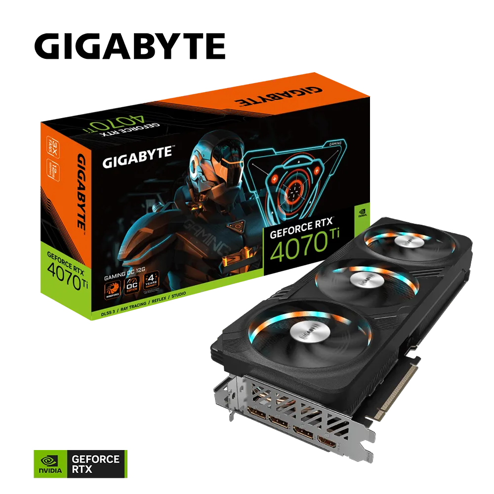 Gigabyte GET A BONUS 500GB M.2 NVME SSD WHEN YOU PURCHASE A GIGABYTE RTX 4070 TI GAMING OC 12GD