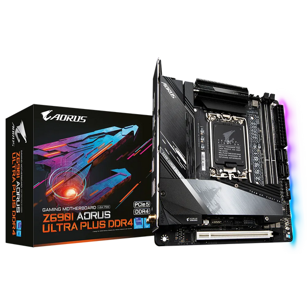 Gigabyte Intel M/B Z690I A ULTRA PLUS D4 1.0, Intel Z690, Socket1700 rev.1.0, Mini-ITX AX411NGW