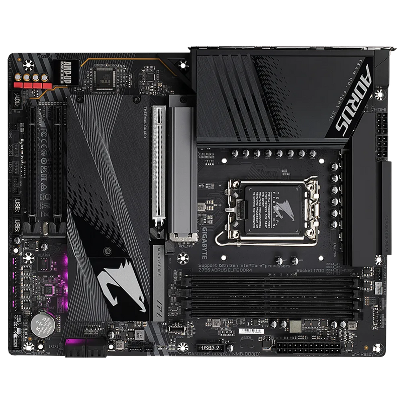 Gigabyte Z790 AORUS ELITE AX DDR4 (REV 1.0) motherboard Intel Z790 LGA 1700 ATX