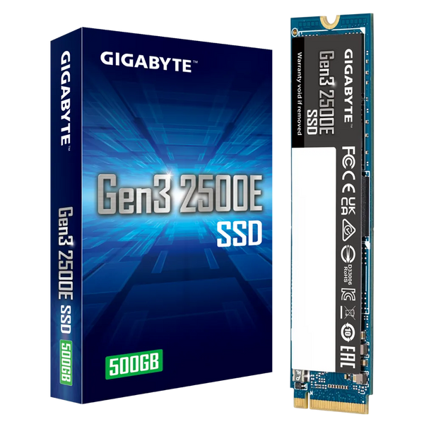 Gigabyte 500GB GEN3 NVMe SSD, M.2 PCIe3, UP TO READ 2300MB/s, WRITE 1500MB/s, 5YR WTY