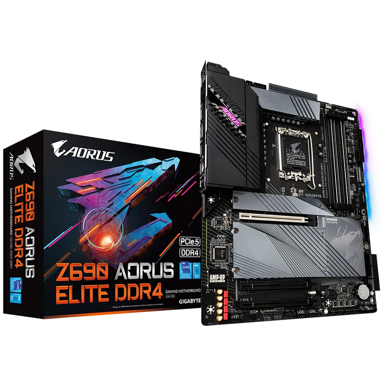 Gigabyte PURCHASE GIGABYTE Z690 A ELITE DDR4 MOTHERBOARD AND GET 2X BONUS 500GB NVMe SSD