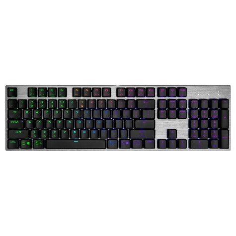 Cooler Master SK653 Wireless Low Profile Mechanical Gaming Keyboard - Gray , Brown Switches