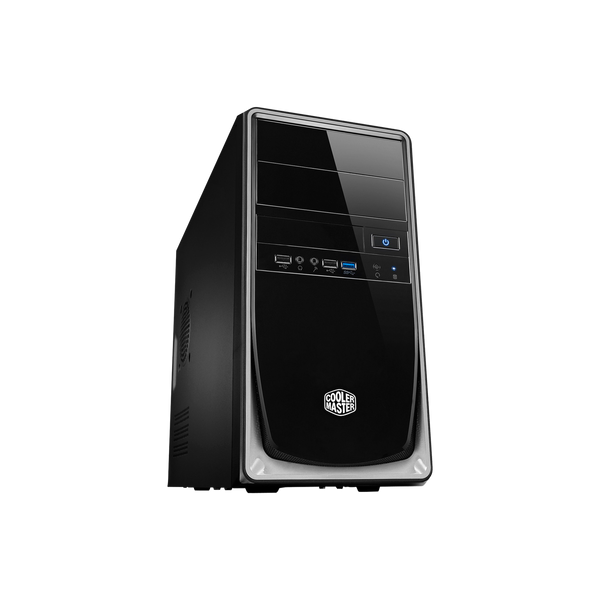 Coolermaster RC-344-SKR500-N2 Elite 344 Micro-ATX Case Black/Silver with 500W Power Supply