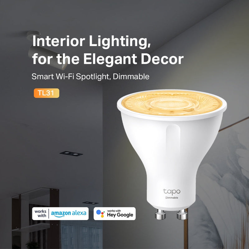 TP-Link TL31 Smart Wi-Fi Spotlight, Dimmable
