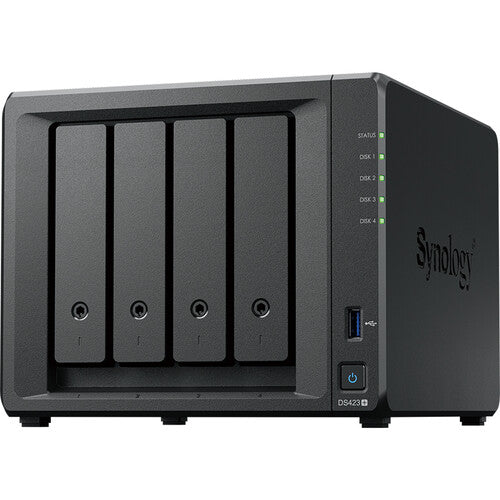 Synology DiskStation DS423+ 4-Bay 3.5" Diskless, Intel Celeron J4125 4-core, 2xGbE NAS (SMB) - 2GB RAM, 2 x USB3.2 , 3 years wty
