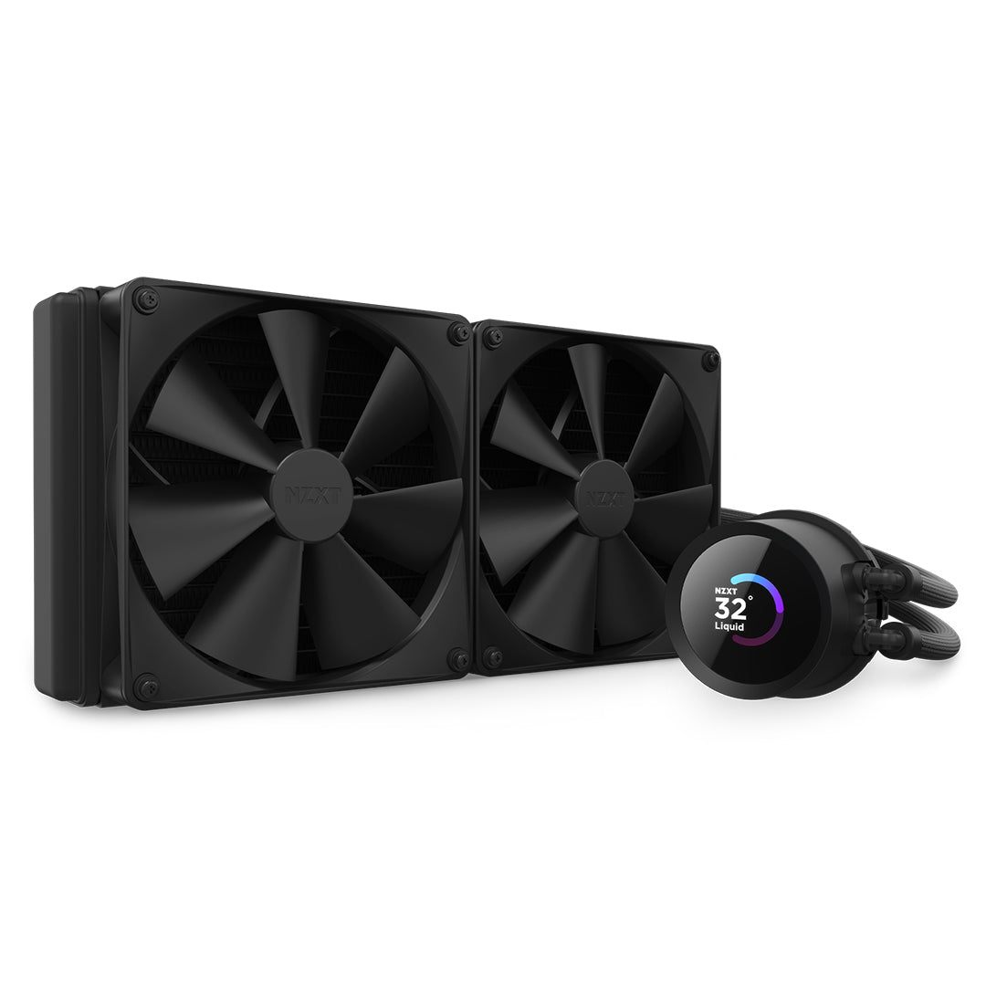 Kraken 280 - 280mm AIO liquid cooler w/ 1.54in. Display and Radiator Fans (Black)