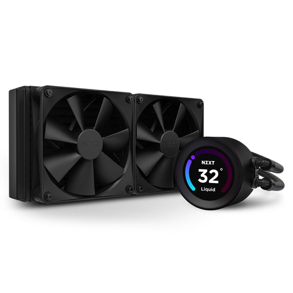 Kraken Elite 280 - 280mm AIO liquid cooler w/ Display and Radiator Fans (Black)
