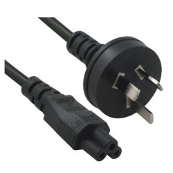 8Ware Power Cable 2m 3-Pin AU to IEC C5 Male to Female