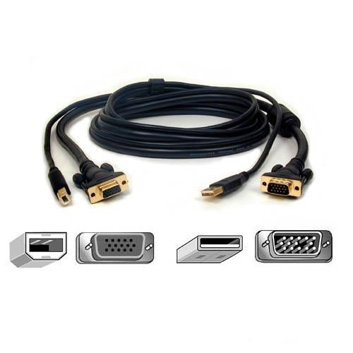 Belkin F3X1895B06-GLD KVM cable 1.83 m Black