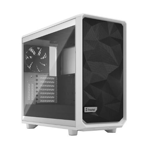 Fractal Design Meshify 2 Mid-Tower E-ATX Case - White, Clear Tint Tempered Glass