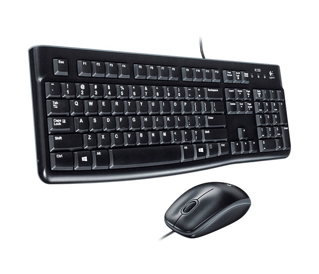 Logitech MK120 USB Black Keyboard and Mouse Combo