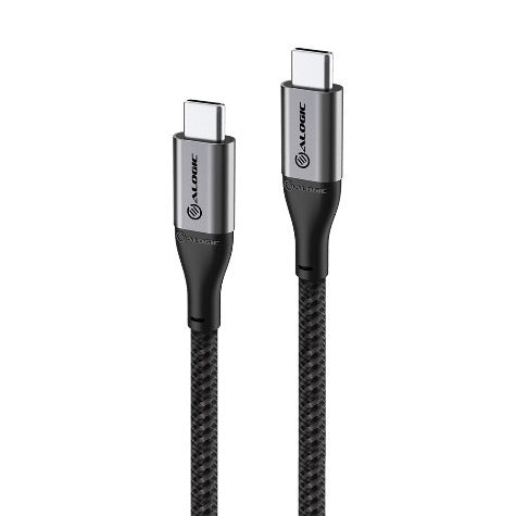 ALOGIC (ULCC21.5-SGR) Super Ultra USB-C to USB-C 2.0 Cable 1.5m, 5A/480Mbps - Space Grey